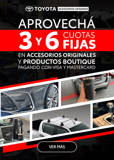 3 y 6 Cuotas en Accesorios y Boutique